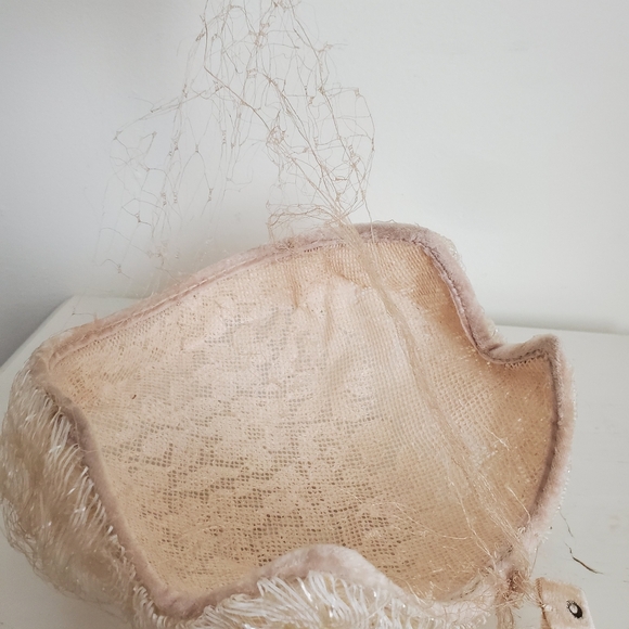 50s Vintage Floral Lace Fascinator Hat - Picture 14 of 14